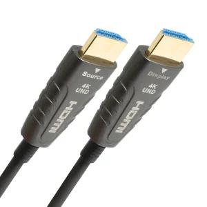 AOC하이브리드 광 4K HDMI케이블 30M 2.0V 60Hz장거리전송 리피터 증폭기선 모니터 빔프로젝터 TV 셋탑박스