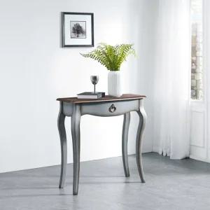 헤즈로 엘로르1 원목 콘솔 엔틱 미니 현관 화장대 장식장 테이블