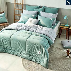 [갤러리아] 버터 그린[6온스] 퀼트이불 퀸