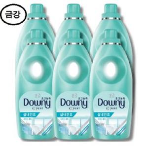 다우니 엑스퍼트 실내 건조 프레쉬클린 1L 6개