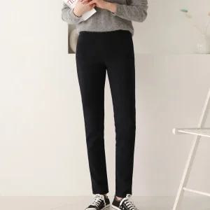 국내산 여성 가을  빅빅사이즈 55~100 일자 스키니 바지 세미 정장 출근룩 슬랙스 부츠컷 밴딩 스판 엄마 중년 슬렉스 단체복