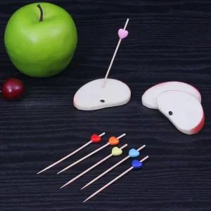 과일꼬치 대나무꼬지 하트꼬지 2.0mm x 9cm / 500개