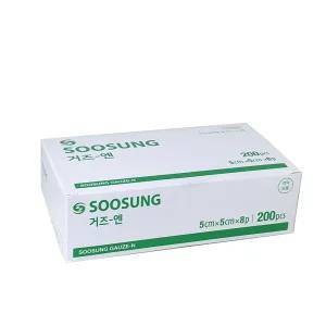 수성접은거즈 2x2x8p,5cmx5cmx8겹,200매입