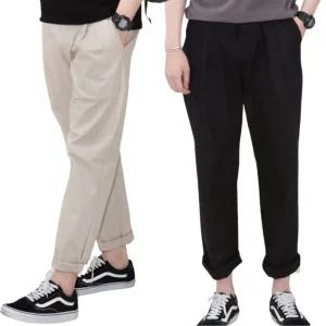 비버리힐즈 폴로클럽 뉴배기팬츠 면 스판 일자 바지 남여공용 커플 바지