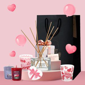 [발렌타인 선물세트] 양키캔들 보티브 +홀더 +디퓨저 35ml (+쇼핑백)