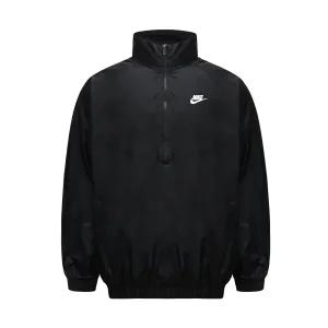 나이키 NSW 스포츠웨어 윈드러너 우븐 남성 아노락 반집업 긴팔티 러닝 런닝 블랙 DQ4910-010