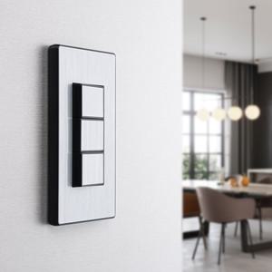 DSELC 콘센트 DOSEL 동서 무로고 D4 실버 블랙 3구 스위치