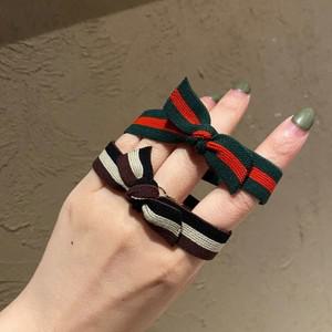 삼색머리끈 짱짱한끈 명품 고무줄 두꺼운 기본 헤어슈슈 똥머리 헤어끈 곱창밴드 곱창끈