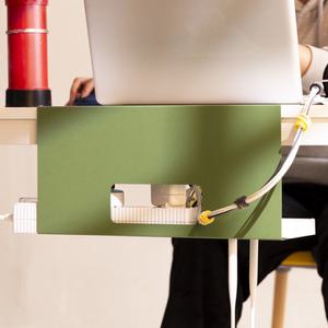 국산 무타공 멀티탭 거치대 콘센트 전기선 정리함