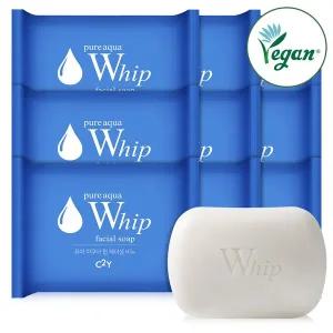 [C2Y] 아쿠아휩 페이셜 세수 세안 클렌징 비누 100gX9개 (베이비파우더향)