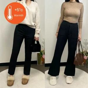 여성패딩바지 골프패딩바지 부츠컷 조거 겨울 누빔 기모 여자 팬츠