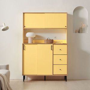 [NS홈쇼핑]아이앤 일리아 1200 슬라이딩 3서랍형 수납장 상부장 세트 SC..[33741211]