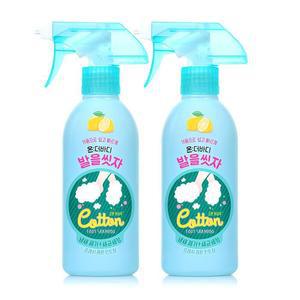 온더바디 발을씻자 풋샴푸 레몬민트 385ml 2개