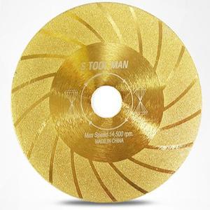 툴맨 다이아몬드휠 4인치 텅스텐연마 터보골드 평컵 4인치 2.0T