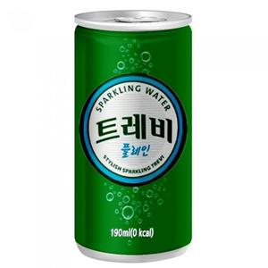 [롯데칠성음료]트레비플레인190mlx90캔