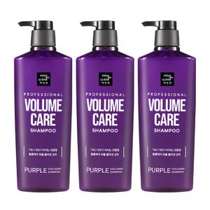 미쟝센 프로페셔널 볼륨케어 샴푸 680ml, 3개