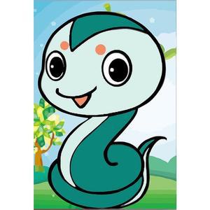 [OFM6Q9RQ]12간지 뱀 보석십자수 이젤세트 10x15