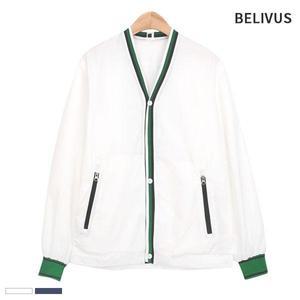 [제이큐]빌리버스 남성 가디건 브이넥 바람막이 골프웨어 아우터 BOJT004