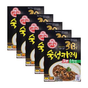 오뚜기 3분 3일 숙성카레 순한맛 200g 5개