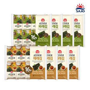 사조해표 더고소한 재래 파래 도시락김 4g x16봉 8개(총128봉) 1박스 조미김