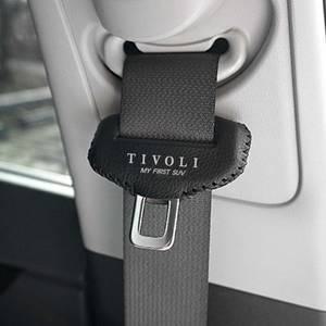 티볼리 안전벨트 클립 버클커버 가죽 포인트 스크래치방지