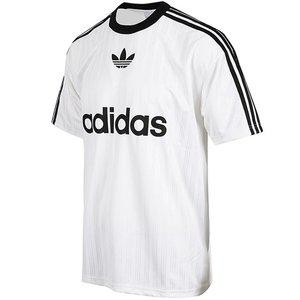 [정품] 아디다스 아디컬러 3스트라이프 저지 화이트 블랙 (IM9459)