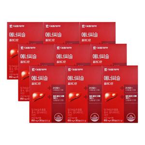 대웅제약 에너씨슬 콜레다운 850mg X 30캡슐 9박스 밀크씨슬 간건강 홍국 실리마린추출물 콜레스테롤 케어