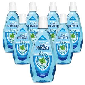 페리오 가글 쿨 후레쉬 760ml x 7개 대용량 상쾌한 쿨링민트 가그린 구강청결제 입냄새 제거