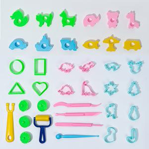 클레이 도구 찍기틀 28종 + 조각칼 4종 + 롤러 2종 세트