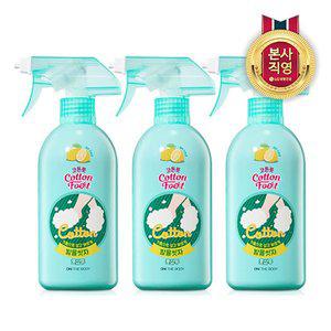 [신세계라이브쇼핑]온더바디 코튼풋 발을씻자 풋샴푸 레몬 510ml x 3개