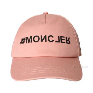 [롯데백화점]몽클레르 24SS 공용 3B00002 04863 54L 로고 베이스볼 캡 핑크