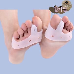 무지외반증 교정기 실리콘 앞꿈치 패드 발가락 벌리기 교정기