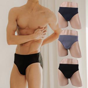 남성 인견 삼각팬티 3매입 에어로쿨 매쉬 브리프 뛰어난 통기성 기능성 남자 여름 속옷 D0588