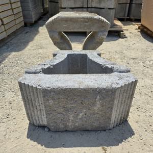 보강토(에코록 A-1)옹벽블록 500x250x400 (재고상품) - 보강토 담장석 바닥돌 디딤돌 디딤석 울타리 받침돌 받침석 옹벽 축대 석축