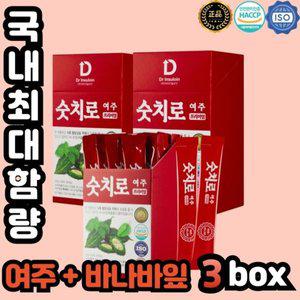 숫치로여주프리미엄 바나바잎추출물 기능성표시식품 무농약여주즙 3박스 총90포 국내최대함량 바나바잎 ...