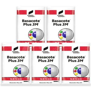 코리아아그로 바사코트 3M 1kg 5개 텃밭 화분 복합비료 3개월 완효성 코팅비료