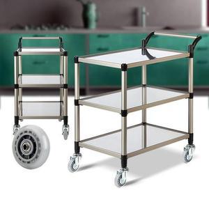 [RG18N59S]스텐레스 3단 특대 무소음바퀴 이동식카트 웨곤