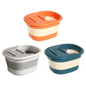 접이식 덮개 족욕통 족욕기 족욕대야 족욕탕 발 족욕 다용도 바구니 바스켓