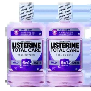 리스테린 토탈케어 마일드 1.5L 2개