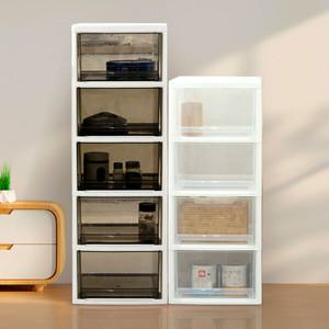 맥스 4단 서랍장 플라스틱 슬림 틈새 수납장 옷장 인테리어