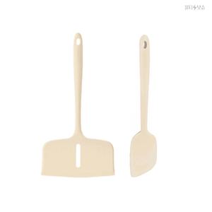 실리만 실리콘 조리도구 하모니 2종세트 와이드뒤집개 알뜰주걱