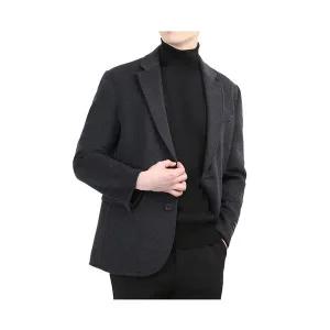 [하프클럽/]남성 울 니트 셔츠조끼 가디건 바지 신사 콤비 자켓LV-COW-12-D그레