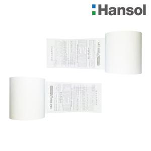 한솔 포스용지 57X40 100롤(약관인쇄) 감열지 영수증종이 PDA 휴대용단말기 신용카드단말기용 BPAFREE/P