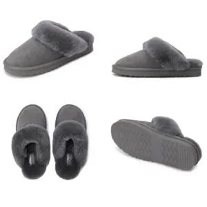 [갤러리아] 금강제화 랜드로바 여성 양털 슬리퍼 LANBOC4908WG7