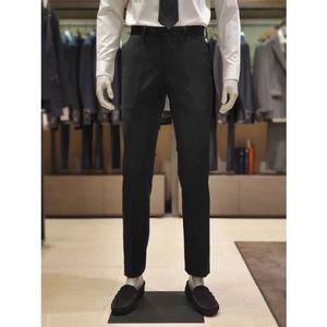 [갤러리아] 킨록 기본 솔리드 정장 팬츠 블랙 (TI153)