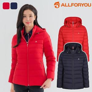 올포유여성 경량패딩 후드집업 바람막이 자켓