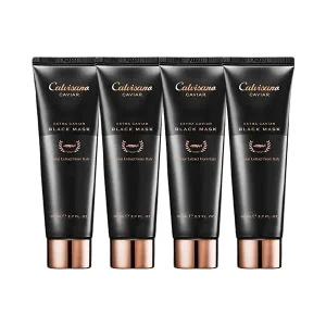 칼비사노 엑스트라 캐비어 블랙 마스크 80ml x4 /피부탄력/보습/영양/리프팅