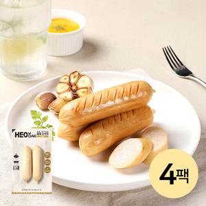 [허닭] 닭가슴살 칼집 소시지 마늘 4팩