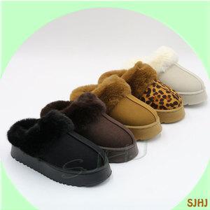 472 퍼 윈터 여성 슬리퍼/블랙 탄 초코 아이보리 호피/포근 굿디자인 따뜻 일상 털신 세련 모던 어그 겨울 스타일 외출 모던 겨울 슈
