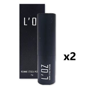 르오즈 고체향수 시그니처 퍼퓸 4g 2개 남성용